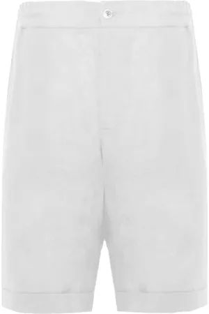 ALPHA STUDIO Shorts, Herre, Hvid, M, Linned, Hvid Linned Shorts