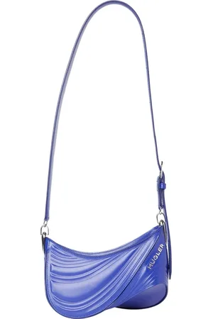 MUGLER Taske, Dame, Blå, ONE SIZE, Uld, Spiral Curve 01 Skuldertaske