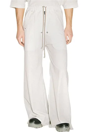 Moncler Bukser, Herre, Hvid, S, Bomuld, Belas Drawstring Pants