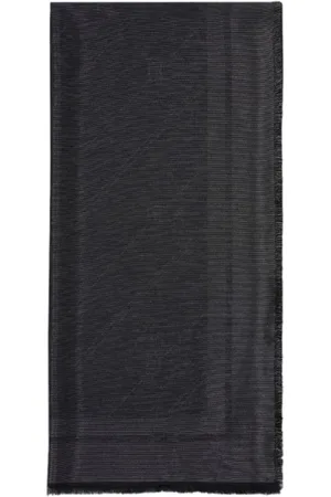 Elisabetta Franchi Tilbehør, Dame, Sort, ONE SIZE, Uld, Stilfuldt Tørklæde