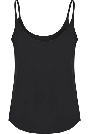 My Essential Wardrobe Top, Dame, Sort, XL, Uld, Ærmeløs top