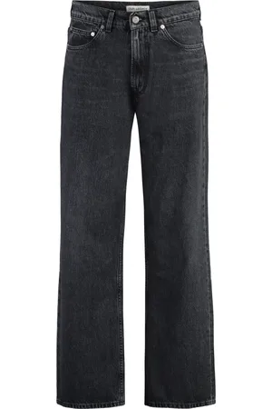 OUR LEGACY Jeans, Herre, Sort, W34, Bomuld, Wide-leg Jeans med metaldetaljer