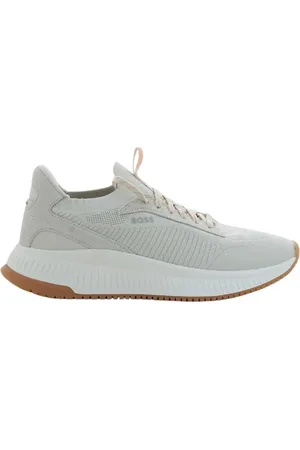 HUGO BOSS Sko, Herre, Hvid, 44 EU, Herre Hvide EVO Slon Sneakers