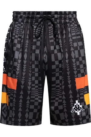 MARCELO BURLON Shorts, Herre, Grå, L, Uld, Geometriske Logo Shorts