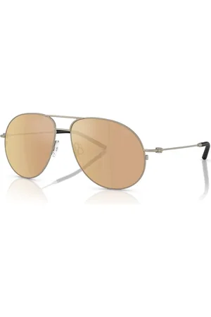 Moncler Tilbehør, unisex, Brun, 58 MM, Aviator Solbriller