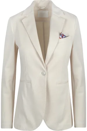 Circolo Jakke, Dame, , M, Bomuld, Piquet Blazer med Revers og Lommer