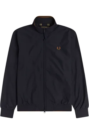 Fred Perry Jakke, Herre, Blå, 2XL, Nylon, Sporty Nylonjakke med Signaturkant