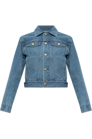 Cult Gaia Jakke, Dame, Blå, L, Denim, Denim jakke Jamil