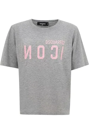 Dsquared2 Top, Dame, Grå, XS, Bomuld, Grå Bomulds Chic Top