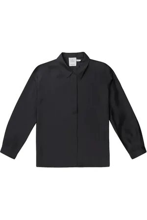 Munthe Bluser & Skjorter, Dame, Sort, M, Elegant Silk Shirt Lalalu Top
