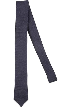 ELEVENTY Tilbehør, Herre, Blå, ONE SIZE, Bomuld, Linen Silk Cotton Tie