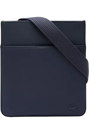Lacoste Taske, Herre, Blå, ONE SIZE, Uld, Klassisk crossbody-taske med lynlås
