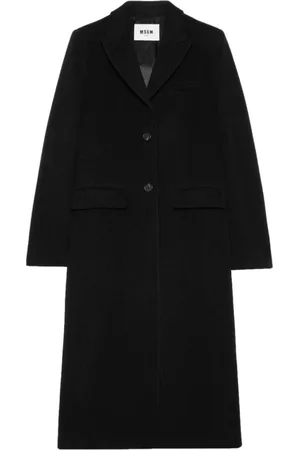 Msgm Frakke, Dame, Sort, XS, Uld, Stilfuld Frakke