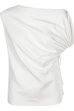 LIVIANA CONTI Strik, Dame, Hvid, S, Clean Cut Sweater