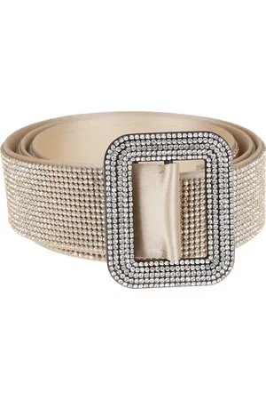 BENEDETTA BRUZZICHES Tilbehør, Dame, Gul, ONE SIZE, Pink & Purple Rhinestone Mesh Bælte