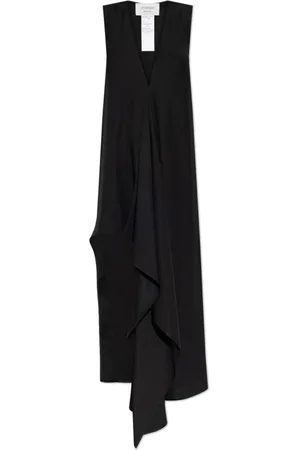 Sportmax Kjole, Dame, Sort, 2XS, Ærmeløs kjole