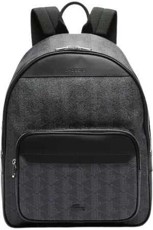 Lacoste Taske, Herre, Sort, ONE SIZE, Blend Monogram Rygsæk