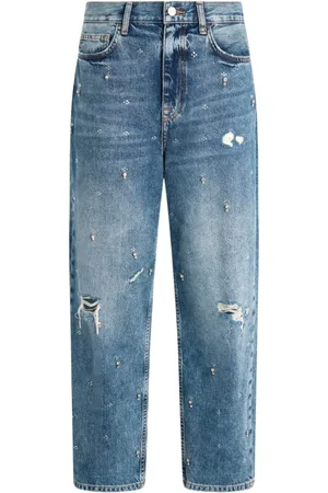 Liu Jo Jeans, Dame, Blå, W30, Uld, Blå Stilfulde Dames Jeans