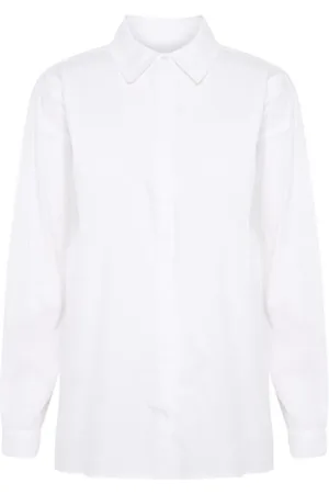 My Essential Wardrobe Bluser & Skjorter, Dame, Hvid, XL, Bomuld, Klassisk Hvid Skjorte