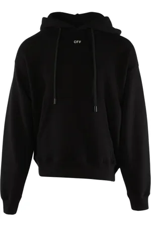OFF-WHITE Sweathshirts & Hoodies, Herre, Sort, S, Bomuld, Oversized Sort Hættetrøje
