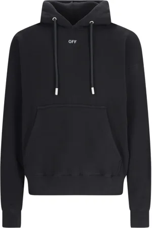 OFF-WHITE Sweathshirts & Hoodies, Herre, Sort, S, Bomuld, Sort Hættetrøje