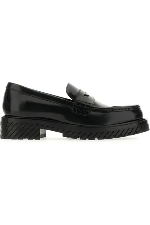 OFF-WHITE Sko, Dame, Sort, 39 EU, Læder, Loafers