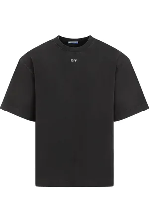 OFF-WHITE Top, Herre, Sort, S, Bomuld, Sort Skate T-shirt i Bomuld
