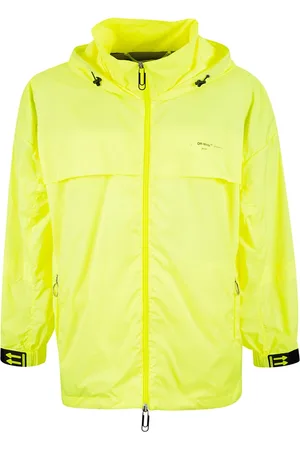 OFF-WHITE Jakke, Herre, Gul, M, Uld, Fluorescerende Gul Vindjakke