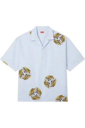 Kenzo Skjorte, Herre, Flerfarvet, L, Bomuld, Klassisk Skjorte
