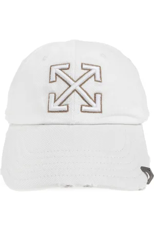 OFF-WHITE Tilbehør, Herre, Hvid, ONE SIZE, Bomuld, Baseball Arrow Cap