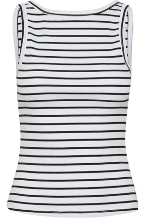 Gestuz Top, Dame, Flerfarvet, M, Bomuld, Reversibel Ærmeløs Top