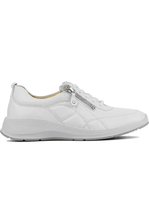 Waldläufer Sko, Dame, Hvid, 41 EU, Læder, Hvide Læder Sneakers