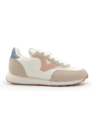 victoria Sko, Dame, Flerfarvet, 36 EU, Nylon, Hvide Nylon Retro Sneakers
