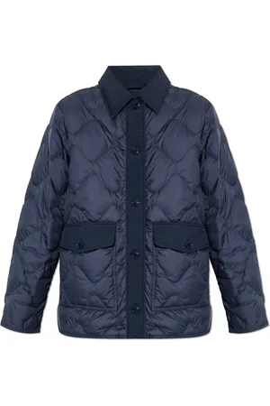 Woolrich Jakke, Dame, Blå, XS, Polyester, Foret jakke med broderet logo