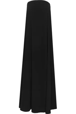 My Essential Wardrobe Kjole, Dame, Sort, 3XL, Polyester, Sort Lang Kjole A-line Stil