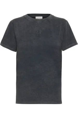 My Essential Wardrobe Top, Dame, Grå, 2XL, Bomuld, Logo Emb. Tee SeattleMW