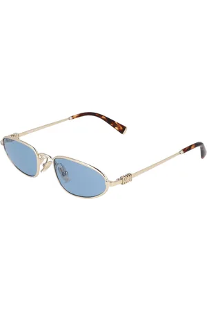 Miu Miu Tilbehør, unisex, Gul, 52 MM, Uld, Innovative og stilfulde solbriller
