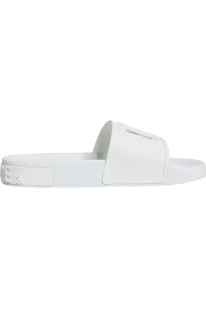 Dolce & Gabbana Sko, Dame, Hvid, 36 EU, Hvide Gummislippers Strandtøj Sko