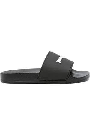 Palm Angels Sko, Dame, Sort, 39 EU, Essential Logo Pool Slider