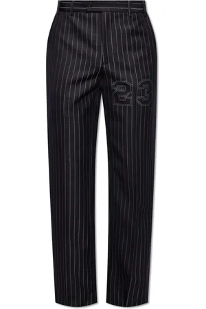 OFF-WHITE Bukser, Herre, Sort, M, Plisserede bukser