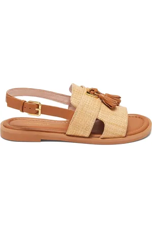 Coccinelle Sko, Dame, , 36 EU, Læder, Sandaler med Stråeffekt
