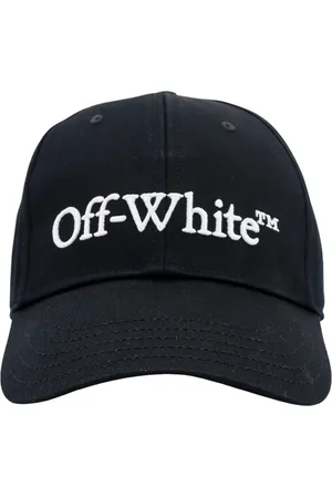 OFF-WHITE Tilbehør, Herre, Sort, M, Bomuld, Broderet Logo Bomuldshat