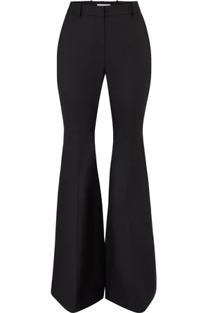 Nina Ricci Bukser, Dame, Sort, XL, Uld, Flared Bukser