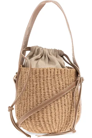 Chloé Taske, Dame, , ONE SIZE, Uld, Woody Mini bucket skuldertaske