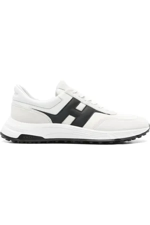 Hogan Sko, Herre, Hvid, 43 1/2 EU, Dynamiske Urbane Sneakers med Memory Foam