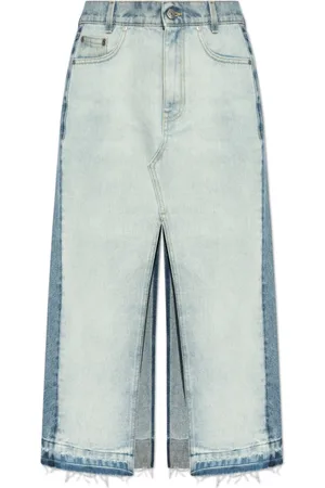 Stella McCartney Nederdel, Dame, Blå, M, Denim, Denimnederdel