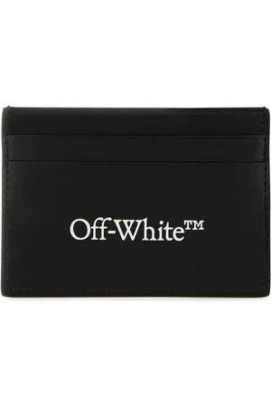 OFF-WHITE Tilbehør, Herre, Sort, ONE SIZE, Læder, Sort Læder Kortholder