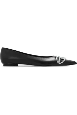 Diesel Sko, Dame, Sort, 39 EU, Læder, Ballet Flats D-Venus BAL