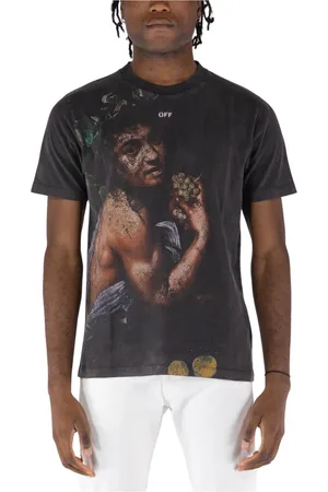 OFF-WHITE Top, Herre, Flerfarvet, L, Bomuld, Bacchus Cotton Tee