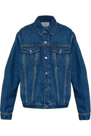 OFF-WHITE Jakke, Herre, Blå, M, Denim, Denimjakke